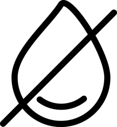 No Water Outline Svg Vector, Free Vectors File